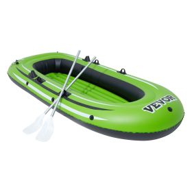 VEVOR 3-Person Inflatable Fishing Boat, Raft Kayak, 45.6" Aluminum Oars VEVOR 3-Person Inflatable Fishing Boat, Raft Kayak, 45.6" Aluminum Oars